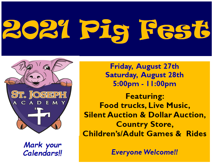 Saint Joseph Academy > Events > Pig Fest